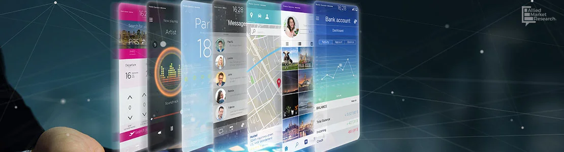 Super app interface displaying various integrated features and services.