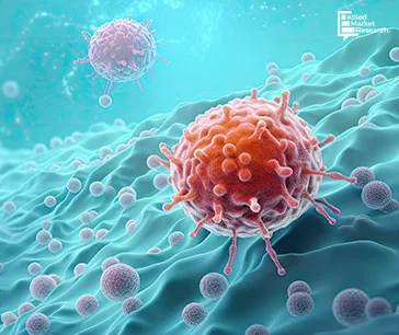 Visual representation of cell molecules 3D