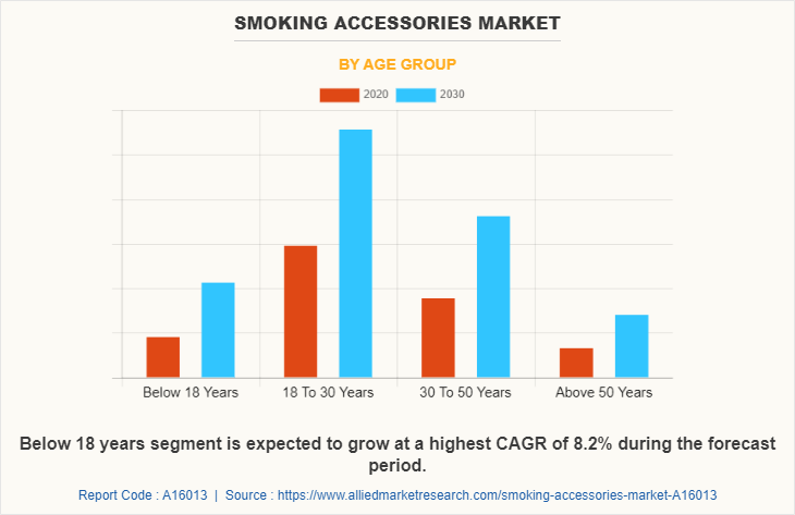 Smoking Accessories Market by Age Group