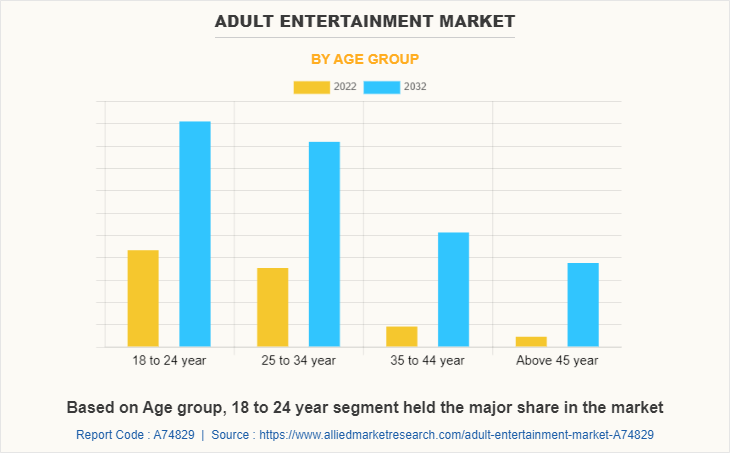 Adult Entertainment Market by Age Group