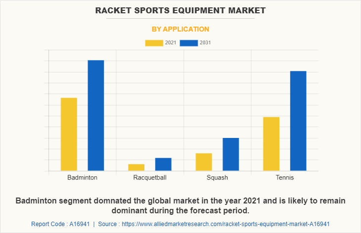 Racket Sports Equipment Market by Application
