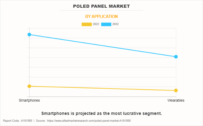 POLED Panel Market by Application