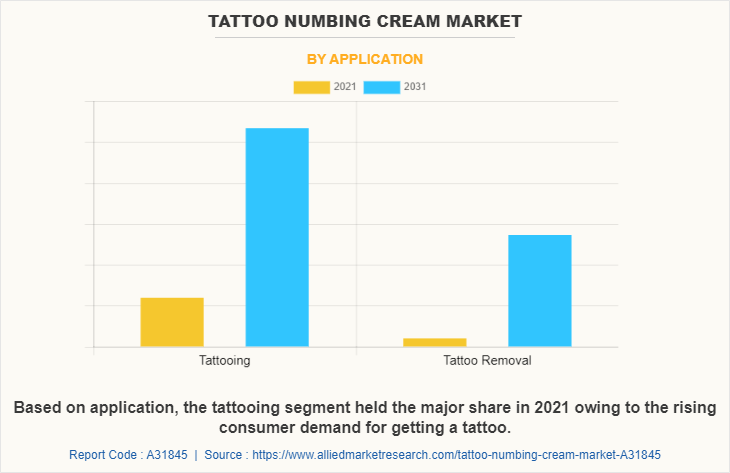 Tattoo Numbing Cream Market by Application