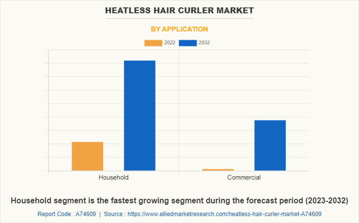 Heatless Hair Curler Market by Application