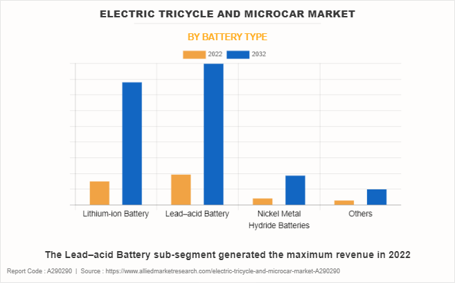 Electric Tricycle and Microcar Market by Battery Type