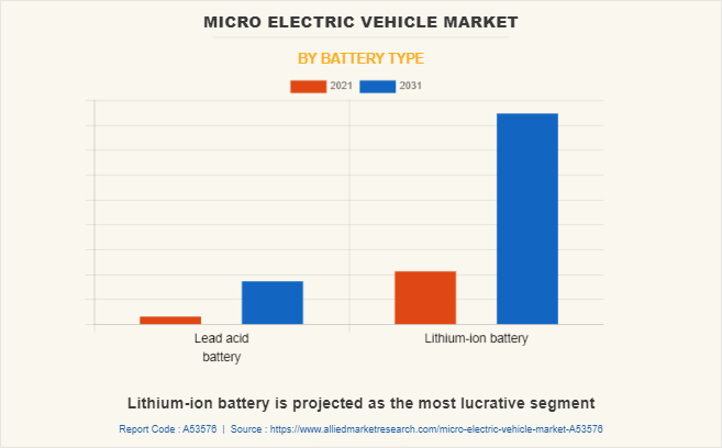 Micro Electric Vehicle Market by Battery Type