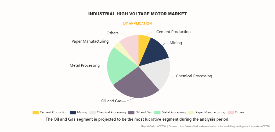 Industrial High Voltage Motor Market by Application