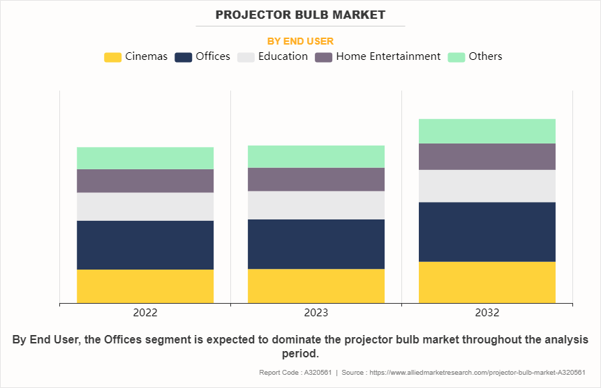 Projector Bulb Market by End User