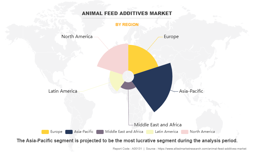 Animal Feed Additives Market by Region