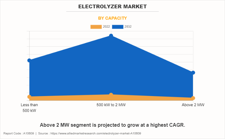 Electrolyzer Market by Capacity