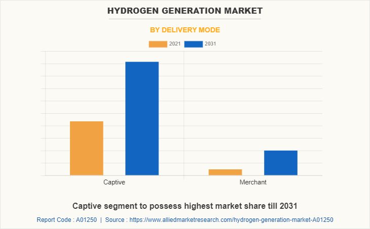 Hydrogen Generation Market by Delivery Mode
