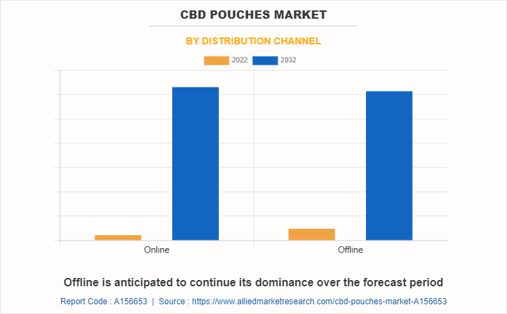CBD Pouches Market by Distribution Channel
