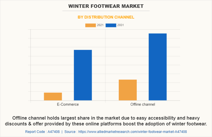 Winter Footwear Market by Distribution channel