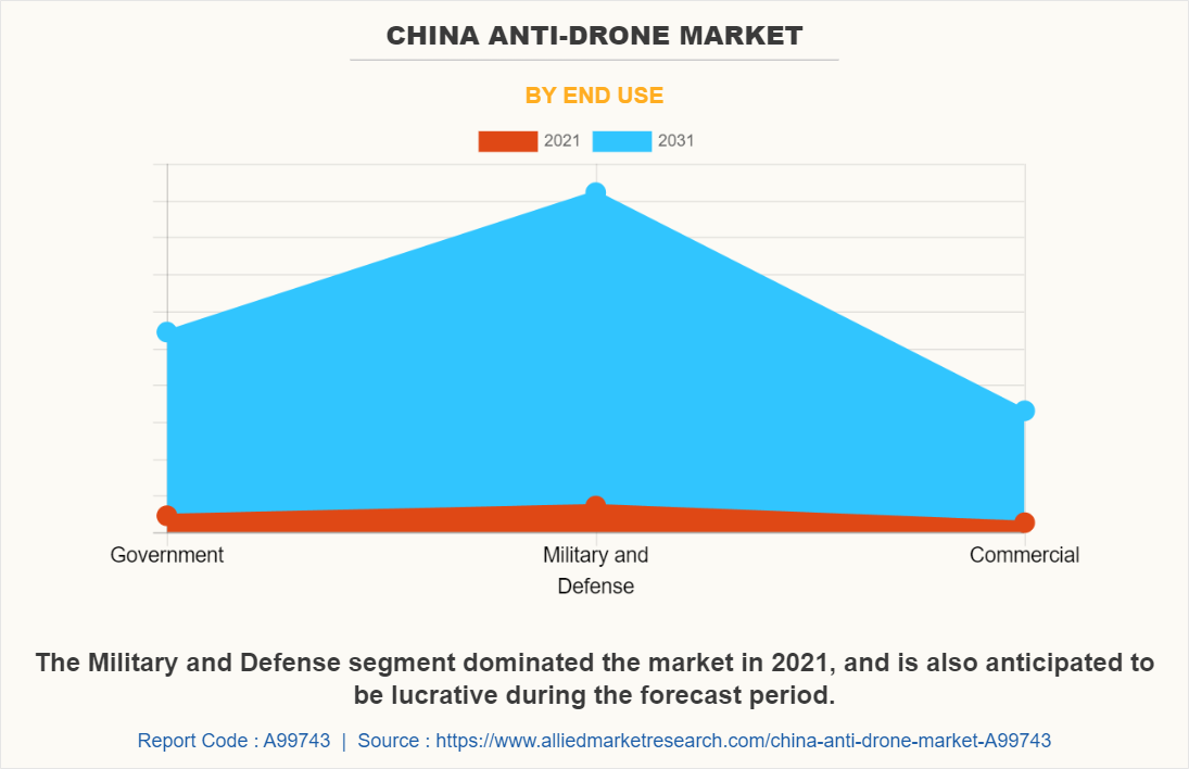 China Anti-Drone Market by End Use