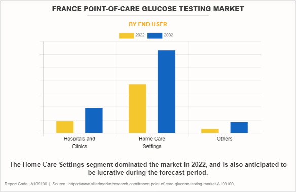 France Point-of-Care Glucose Testing Market by End User