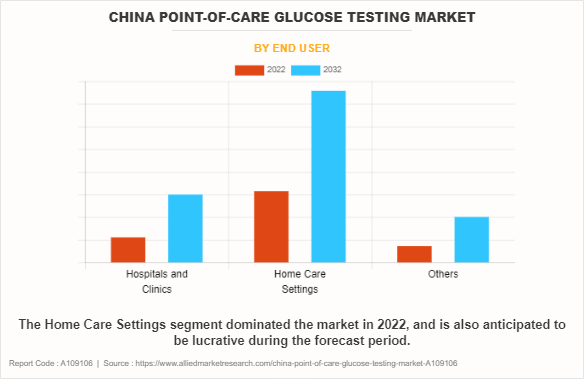 China Point-of-Care Glucose Testing Market by End User