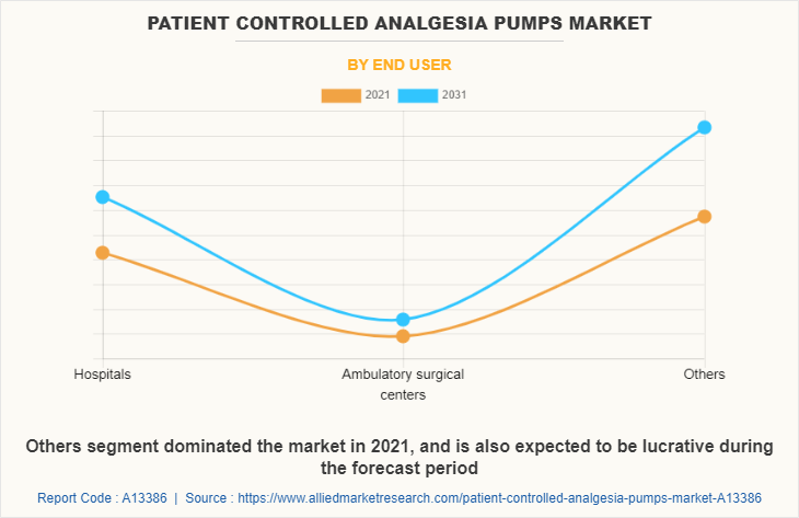 Patient Controlled Analgesia Pumps Market by End user