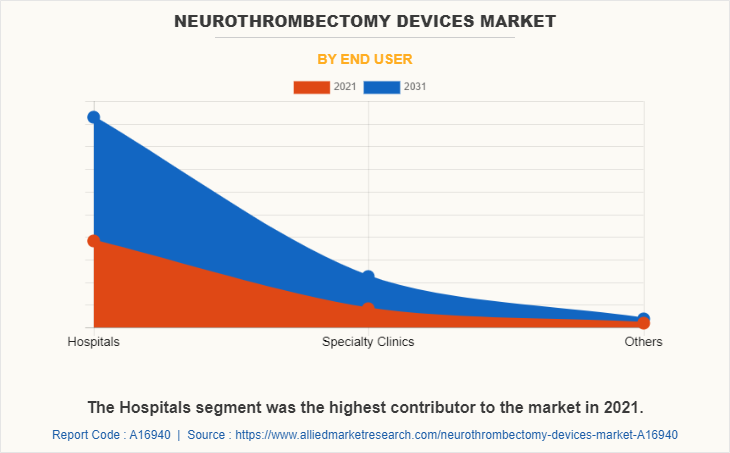 Neurothrombectomy devices Market by End User