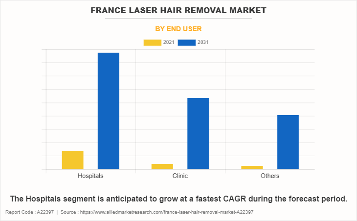 France Laser Hair Removal Market by End User