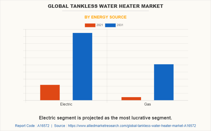 Tankless Water Heater Market by Energy Source