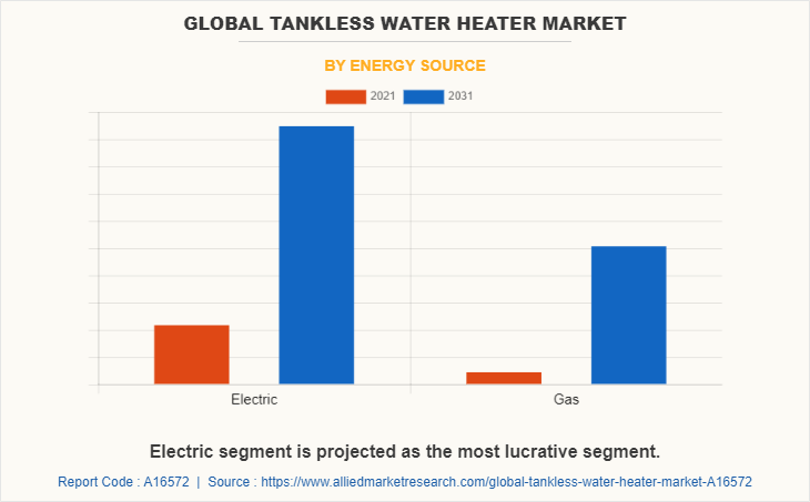 Global Tankless Water Heater Market by Energy Source