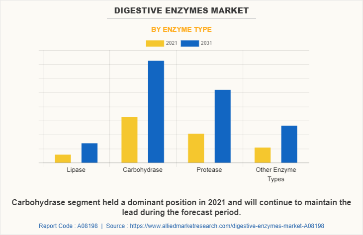 Digestive Enzymes Market by Enzyme Type