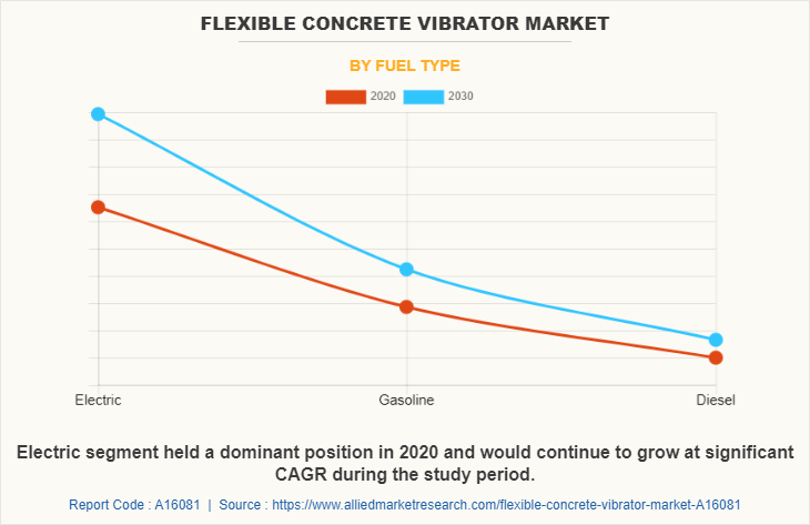 Flexible Concrete Vibrator Market by Fuel Type