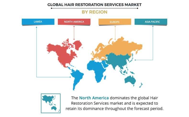 Global Hair Restoration Services Market By Region