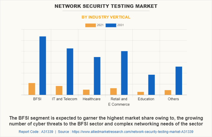 Network Security Testing Market by Industry Vertical