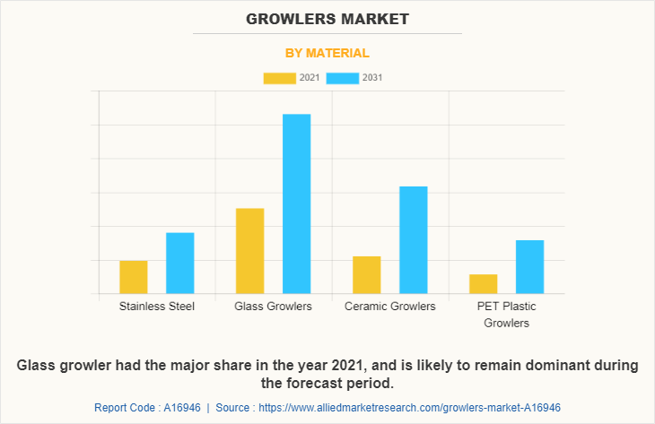 Growlers Market by Material