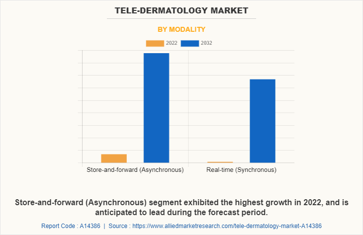 Teledermatology Market by Modality