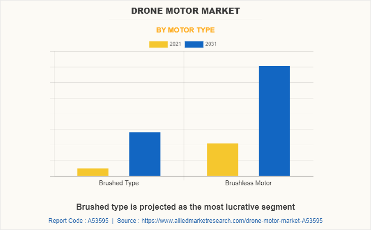 Drone Motor Market by Motor Type