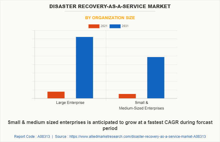Disaster Recovery-as-a-Service Market by Organization Size