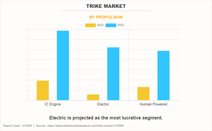 Trike Market by Propulsion