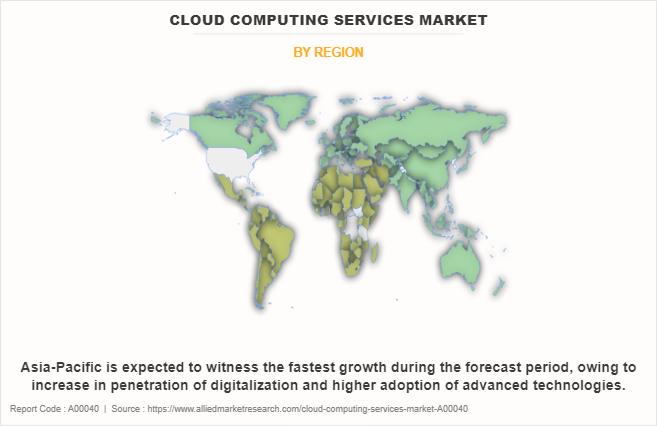 Cloud Computing Services Market by Region
