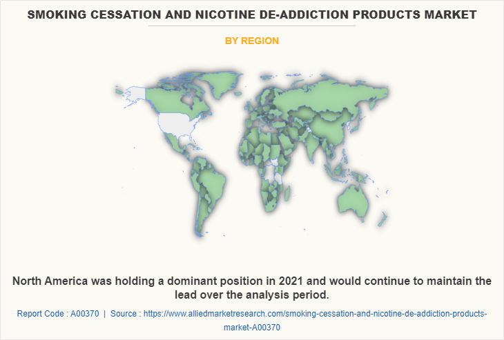 Smoking Cessation and Nicotine De-Addiction Products Market by Region