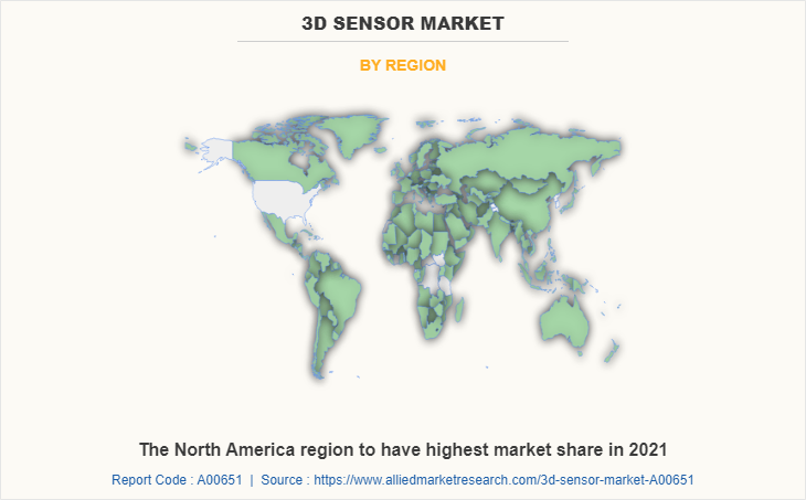 3D Sensor Market by Region
