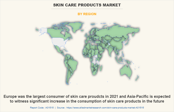 Skin Care Products Market by Region