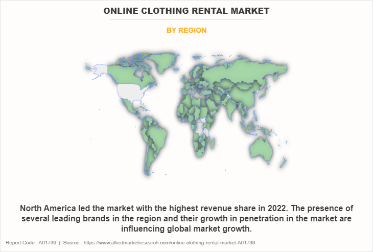 Online Clothing Rental Market by Region