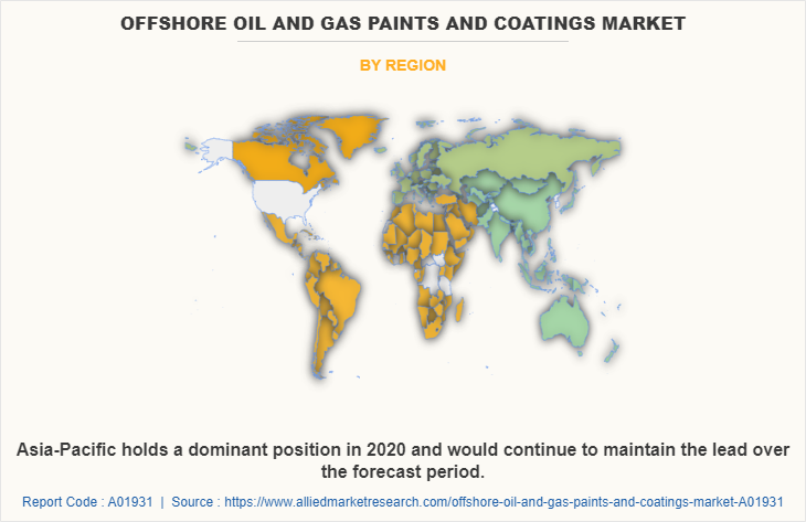 Offshore Oil & Gas Paints and Coatings Market by Region