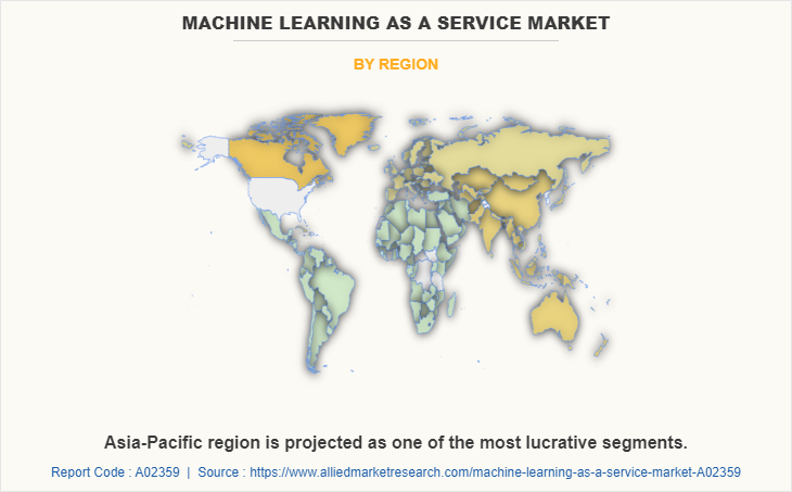 Machine learning as a Service Market by Region