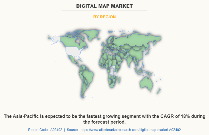 Digital Map Market by Region