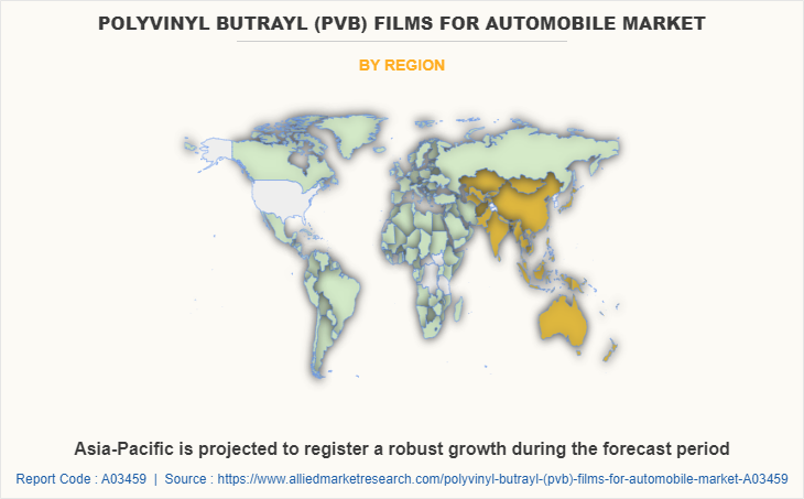 Polyvinyl Butrayl (PVB) Films for Automobile Market by Region