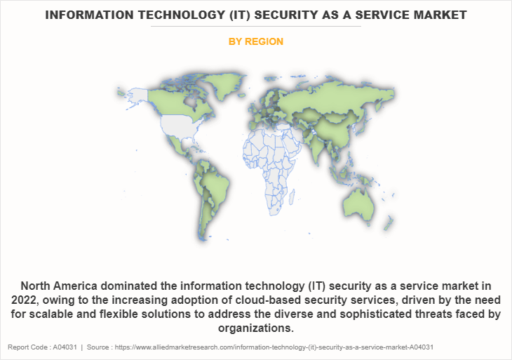 Information Technology (IT) Security as a Service Market by Region