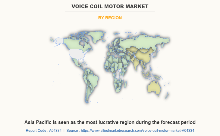 Voice Coil Motor Market by Region