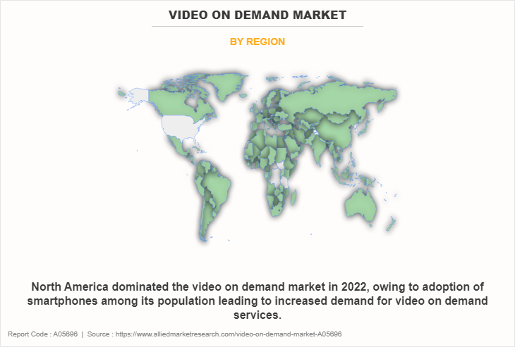 Video On Demand Market by Region