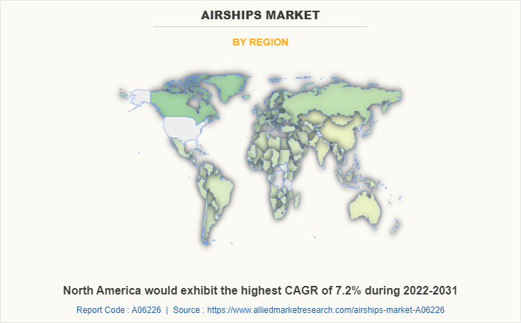 Airships Market by Region