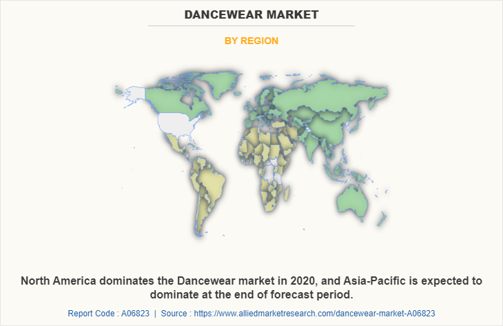 Dancewear Market by Region