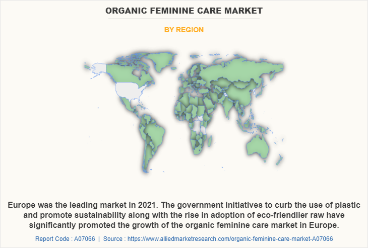 Organic feminine care Market by Region