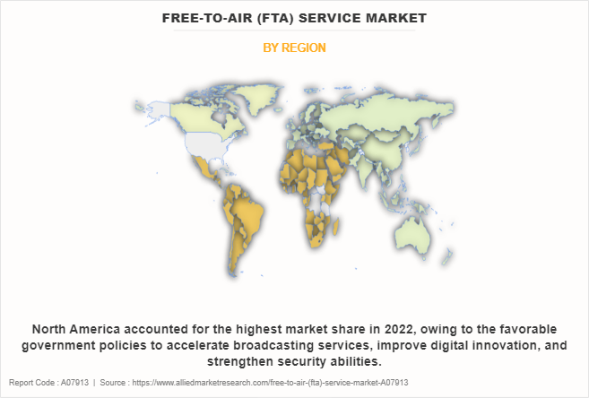 Free-to-air (FTA) Service Market by Region